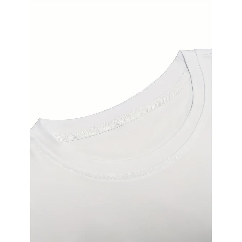 European Size Men'S & Women'S Graphic T-Shirt - Bold Black Russian Text Print, Loose Fit Round Neck Casual Tee, Breathable All-Seas