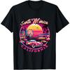 Santa Monica Kalifornien Sonnenuntergangsstimmung Santa Monica Reise T-Shirt