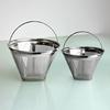 Stainless Steels Coffee Filter Fine Mesh Cone Shape Strainer Easy Cleaning Compatibles with Various Brewing Accessories