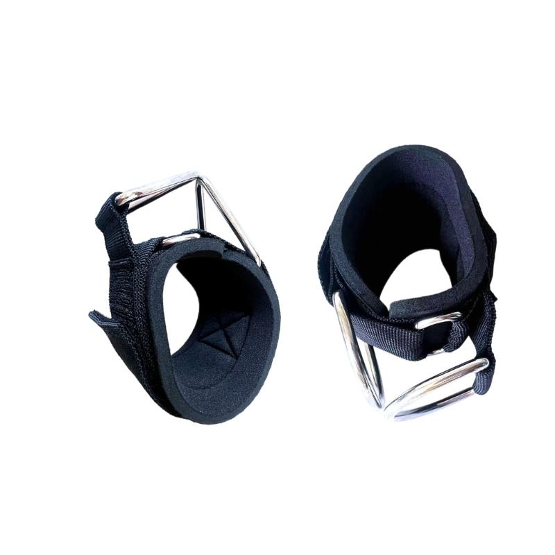 

Fitness Wrist Straps With D Rings And Triangle Buckles Adjustable Wristband for Strength Training And Pull Up Exercises