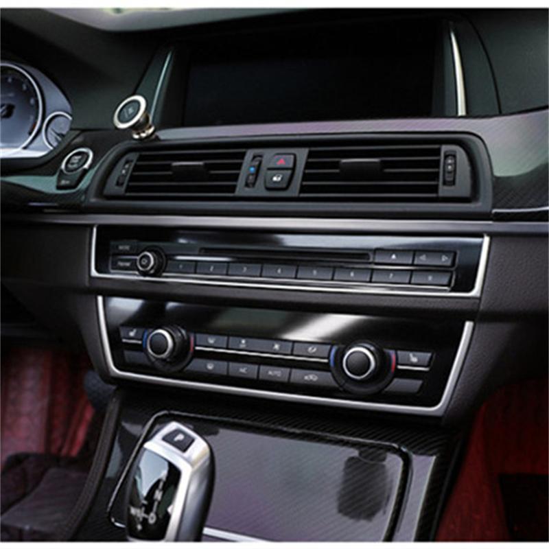 Suitable for BMW 10-16 Models 5 Series F10 F11 Interior Modification Central Control CD Panel Decorative Bright