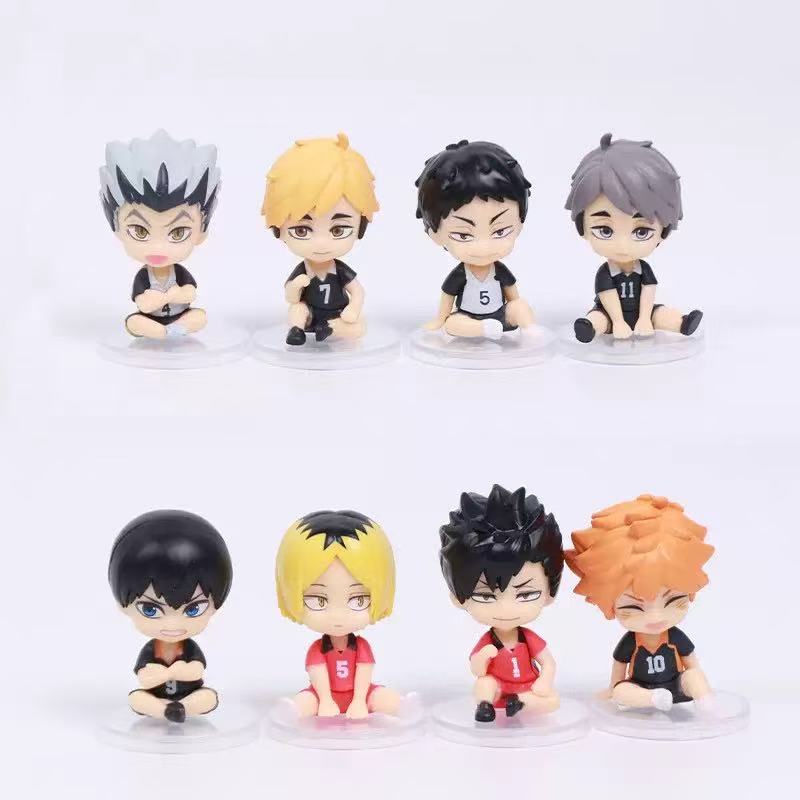 Haikyu Schulterlehne Fig Blind Box Spielzeug Kageyama Tobio Kozume Kenma Actionfiguren Modellspielzeug Niedlich Do