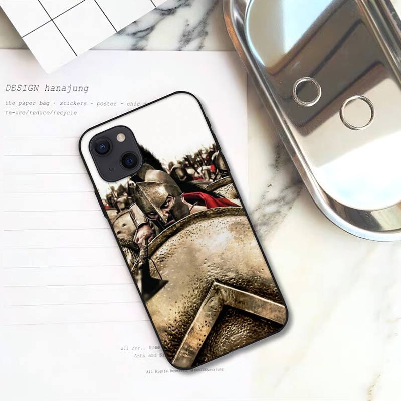 

Чехол для телефона «300 Warrior Spartan» для iPhone 11 12 Mini 13 14 15 Pro XS Max X Plus SE XR Shell iPhone15plus