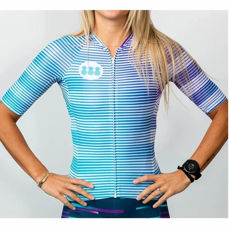 Tres Pinas Top Maglia da Donna Abbigliamento da Ciclismo Ciclismo Mtb Abbigliamento Maglia Ciclismo Estiva Maniche Corte Aerodinamiche Pantaloncini Uniforme Squadra Outdoor