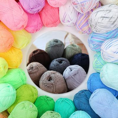 50g/Top Pürüzsüz El Dokuma İplik Örme Kumaş Doğal Bambu Pamuk Tığ Iplik Bebek El Yumuşak