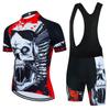 Mens Short Sleeve Cycling Jersey Set Breathable Quick Dry Bike Apparel Road Mountain Biking