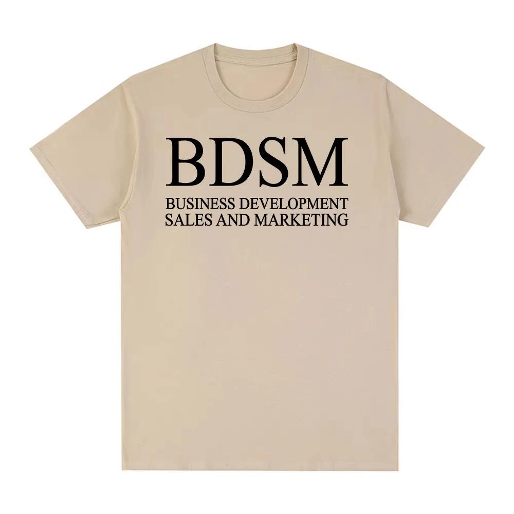 BDSM Développement Commercial Ventes et Marketing T-shirt Hommes Femmes Mode Harajuku T-shirt Homme Coton Haute Qualité T-shirt Décontracté