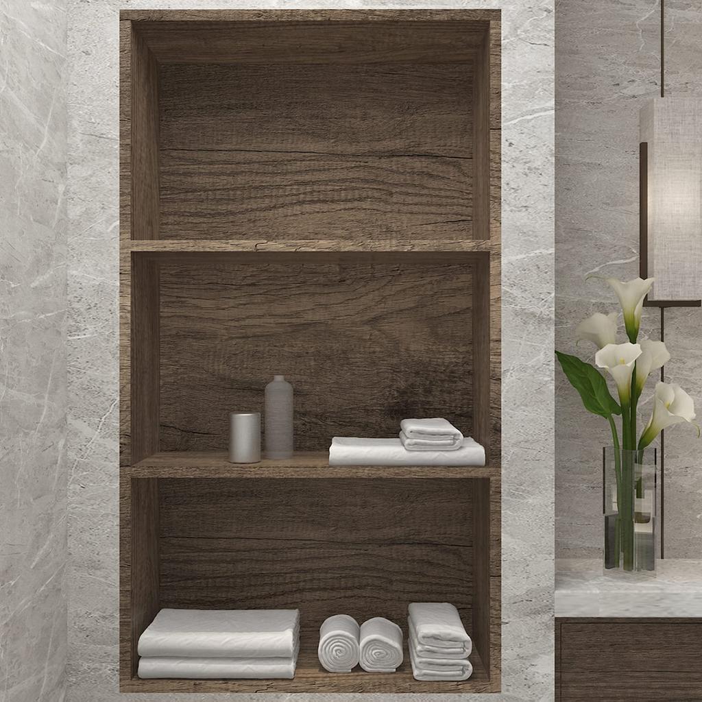 TOTIO Wood Grain Wood Grain Wood Grain Remake Waterproof Wallpaper Wood Grain Cutting Gray Brown Elm Wood Heat Mildew Oil Stain Stick and Peel Vinyl