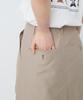 Light Dobby Cloth Skirt Skirt Bottoms BLACK 1 [Snow Peak] SK-26SW001 Women's