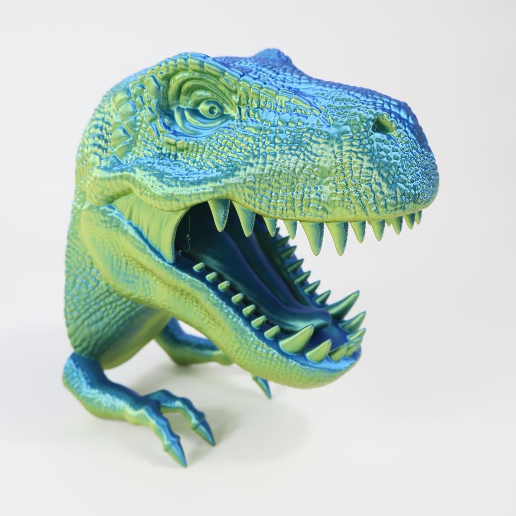 3D printed Tyrannosaurus rex dinosaur avatar multifunctional ornament suitable for desktop decoration and office display