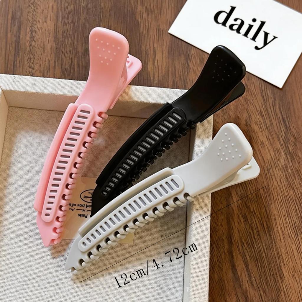 3Pcs Non Slip Hair Clips for Styling Sectioning Professional Salon Hair Clips for Women Girls Hairdressing Barber Hair Accessories