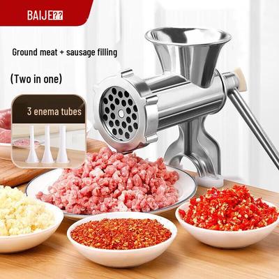 Baijie Manueller Fleischwolf und Wurstfüller