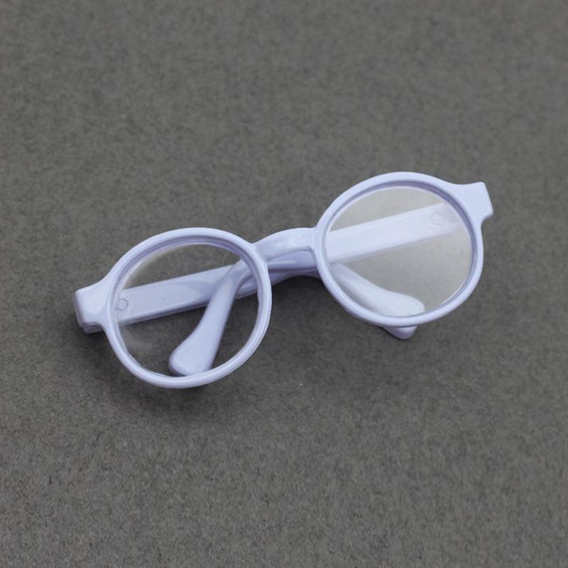 High Quality 6.5/9cm Transparent Plastic Glasses for 1/8 1/6 1/3 1/4 BJD for Labubu MSD SD Plush for EXO Doll Sun Glasses