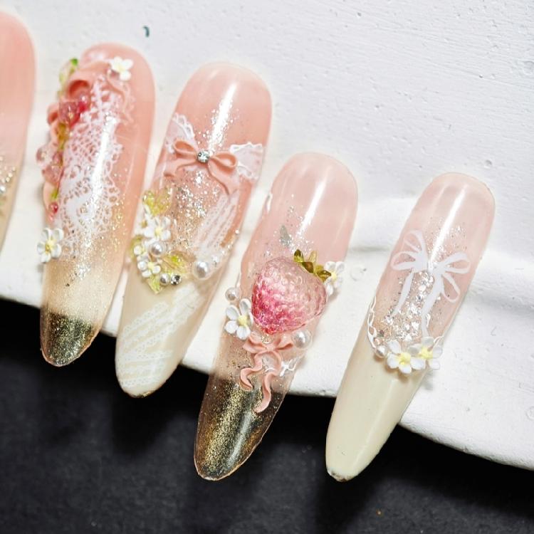 Professionelle Nagelschimmel Silikonstempel mit realistischem Blumenspitzen-Mehrzweck-Bastelwerkzeug für Schönheitsprojekte