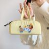 Embroidered Dog Cartoon Pencil Case Print Desktop Storage Korean Style Pen Bag Large Capacity Stationery Storage