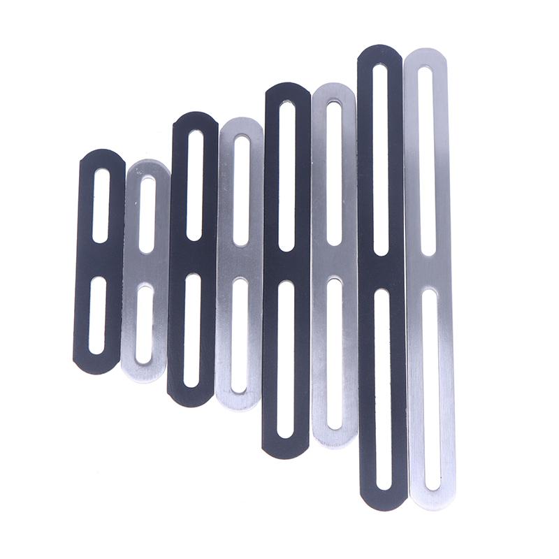 1 Stück Edelstahl Winkelverbinder Schwarz/Silber Verdickt 180 Grad Flacher Befestigungswinkel Verbinder Möbelhalter