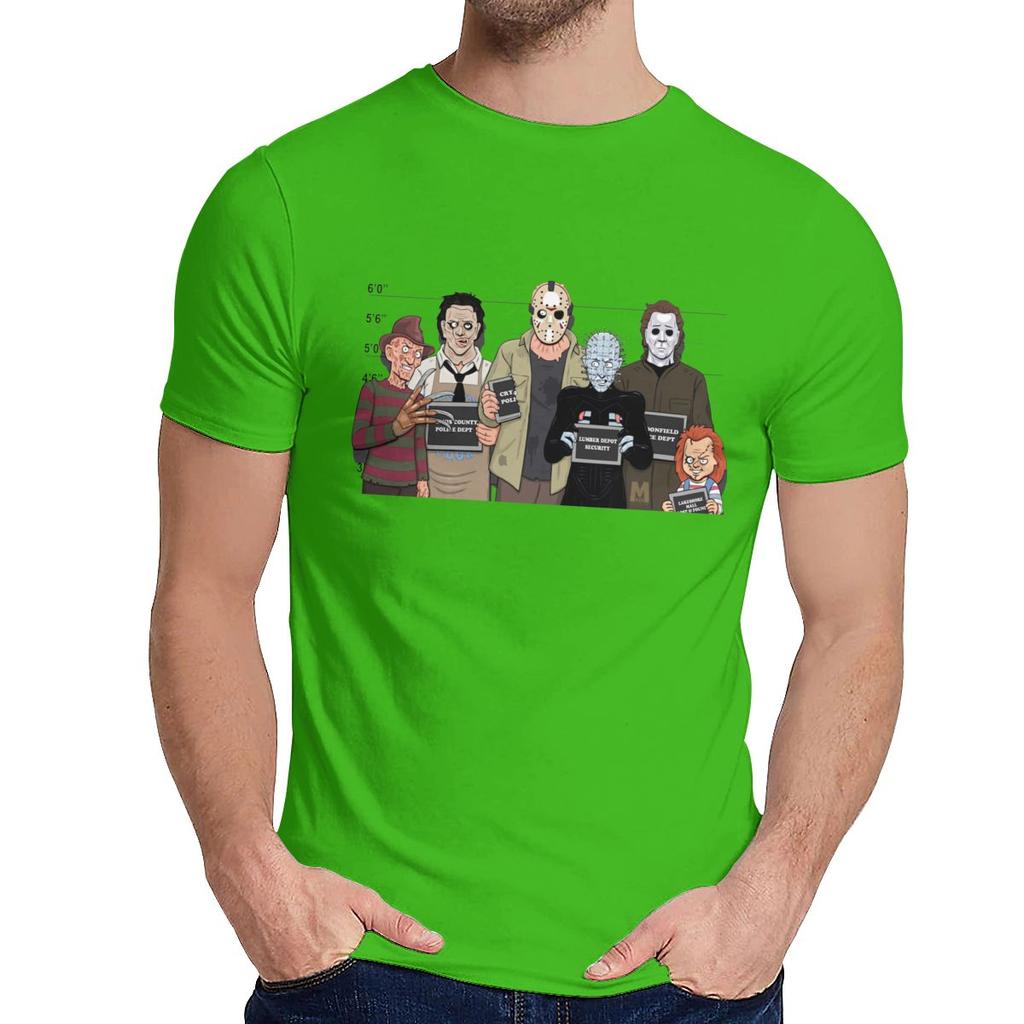 O Neck Stephen King Horror Tee Usual Suspects Serial Killers Horror Movie T Shirt Arrival