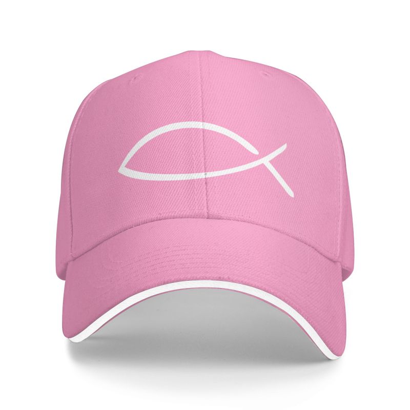 Șapcă de baseball Classic Jesus Fish Femei Unisex Personalizat Ajustabil Unisex Christian Dad Hat Spring
