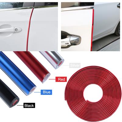 Plating Car Door Edge Protection Stickers Strip Auto Door Scratch Protector Sticker Car Decoration Moulding Strips Car Styling