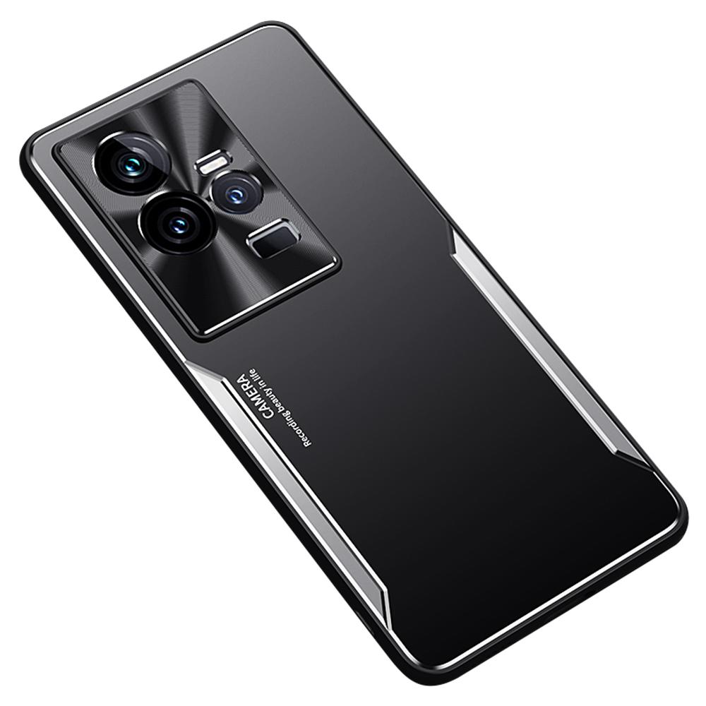 

Phone Case for vivo iQOO 11 5G,Aluminum Alloy+TPU Protection Shell Mobile Phone Cover Silver