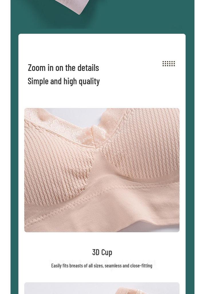 Mom's Wire-Free Vest Bra: Stylish, Comfortable Sports Bra for Middle-aged & Elderly Women - Cooling, Thin Design for Summer