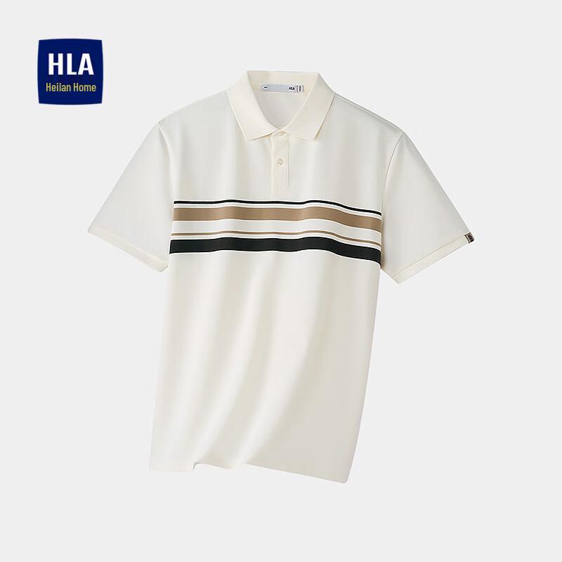 HLA Men s Light Business Short-Sleeve Polo Shirt L