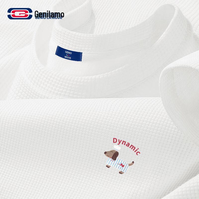 Men s Waffle Knit Short Sleeve T-Shirt L