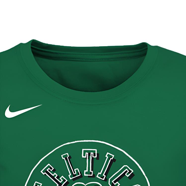 Nike NBA Youth Letter Logo Breathable Sports Short Sleeve T-Shirt Kids Tops Green 3Z2B7BBWZ-CEL