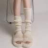 Damen Warme Lange Socken Vertikal gestreift Gestrickt Gepolsterte Knieschoner JK College Stil Gestrickte Warme Socken Lolita Warme Stulpen