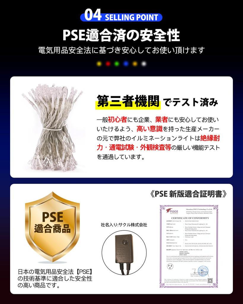 SUCCUL Outdoor Waterproof LED Christmas 100 Stringable Lights, 10m, Bulbs,