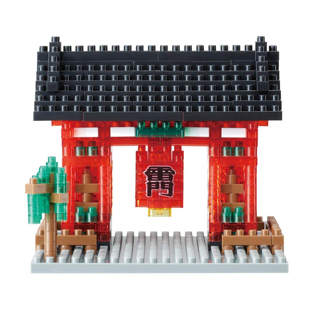 Kawada Nanoblock 10th Anniversary Kaminarimon Clear Ver. NBH_007R