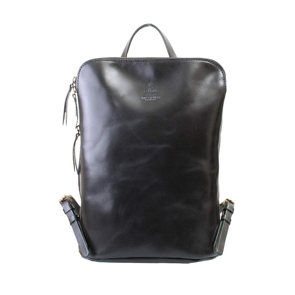 Alto. Backpack for Men and Women, Genuine Leather and Canvas, A4 Size Fit, Thin Gusset, Made In Japan, Commuting, School, ZARIO-GRANDEE Collaboration