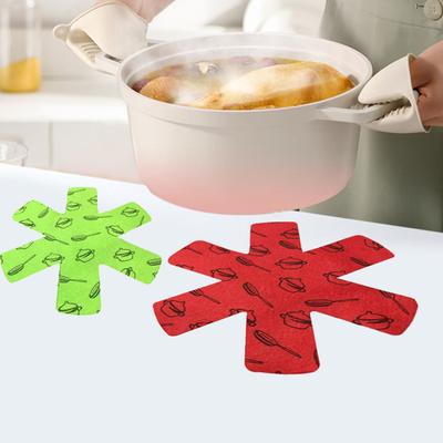 6Pcs Pot Holder Set Multi-Functional Pan Protectors In 3 Sizes Pot Separator for Stacking