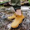 Short rain shoes men's and women's new waterproof shoes fishing rain boots non-slip and wear-resistant takeaway kitchen work shoes