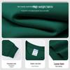 Dark Green Cotton Hoodie with Logo: Corporate Team or Class Uniform, Long Sleeve, Round Neck for Autumn/Winter.