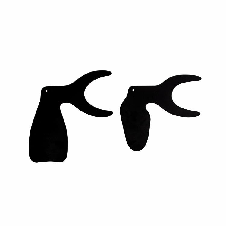 Metal Oral Photography Background Plate with Scale - Dental Orthodontic Tool