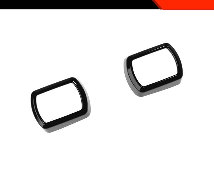 Dekorativer Mittelkonsolen-Knopfrahmen für 26 Toyota RAV4 Modelle