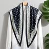 Spring and summer printed skirt women's triangle towel skirt curtain decorative belt towel stacked short skirt fart curtain new fashion