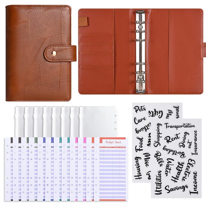 A5 Large Capacity Removable Loose-Leaf Notebook: Simple Design for Students