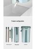 38cm Hands-Free Dual-Use Flat Mop with Integrated Water Bucket for Dry/Wet Cleaning