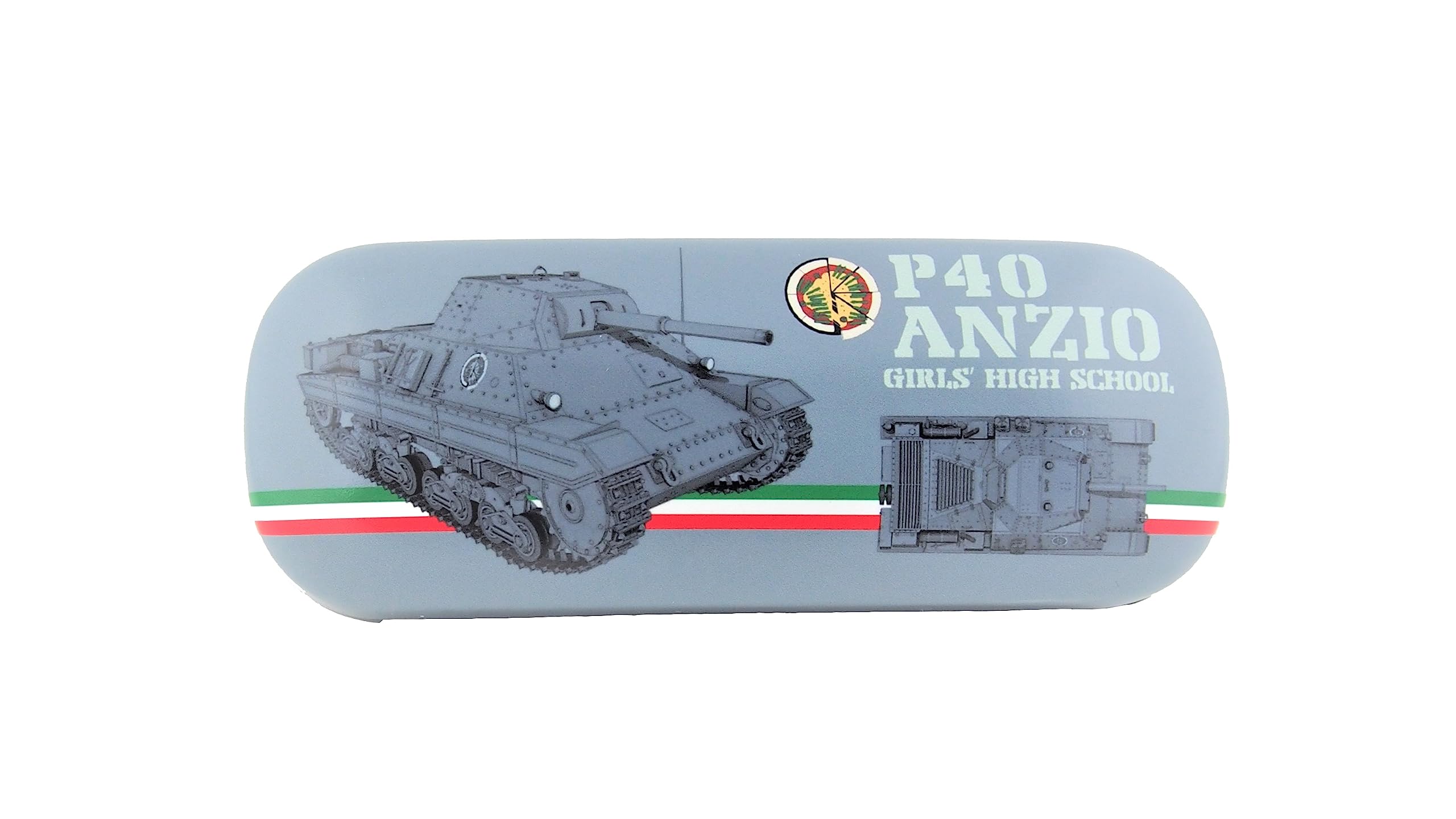 

Girls und Panzer Final Chapter Glasses Case Set Anzio High School
