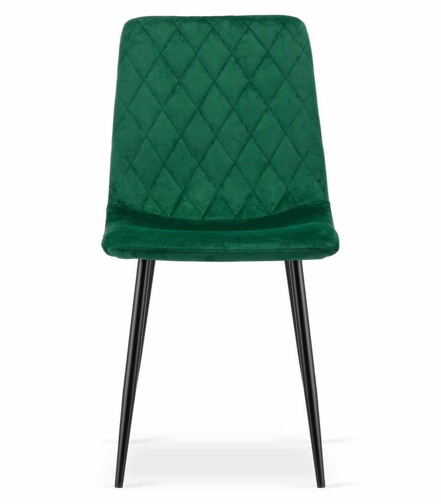 Turin Chair - Dark Green Velvet X 4