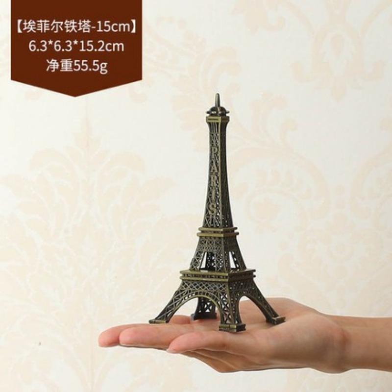 Paris Eiffel Tower Metal Crafts Home Decoration Accessories Figurine Statue Model Souvenir Home Interior Design Ornaments