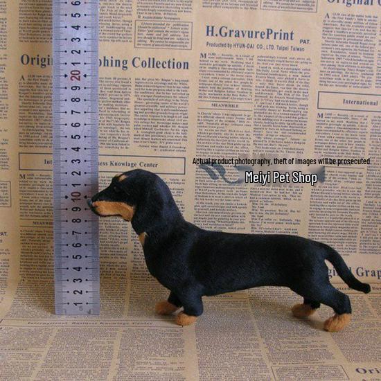 Плюшевая игрушка такса: Образовательная и декоративная модель собаки