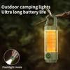 LED Outdoor Camping Lights Multi Functional Portable Outdoor Rechargeable Flashlights Night Lights Waterproof Travel Tent Light