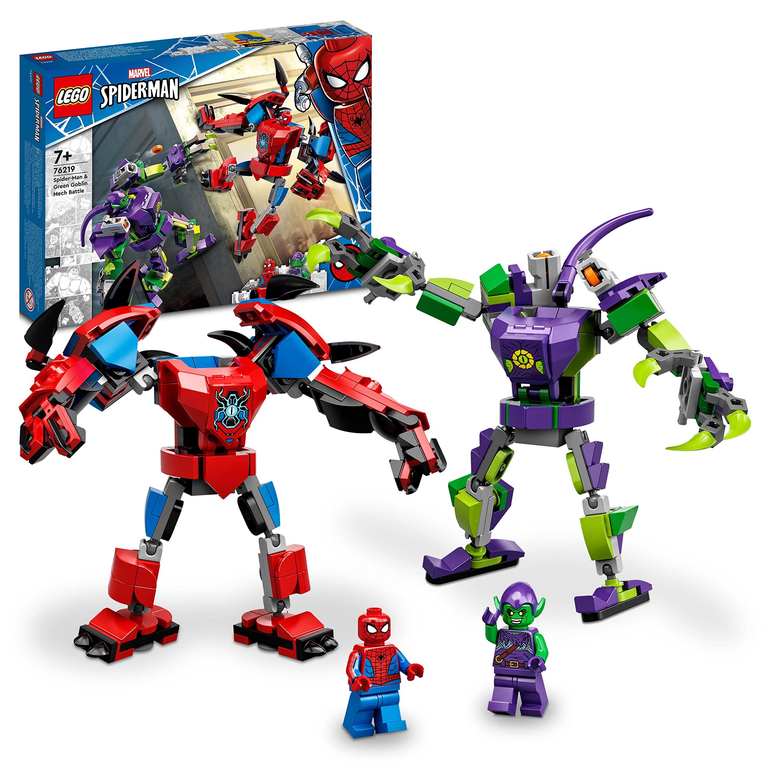 

LEGO Super Heroes Marvel Мстители Человек-паук против. Бой Меха Зеленого Гоблина 76219 Конструктор Подарок Супергерой Американский Комикс Мальчики от 7 лет и старше