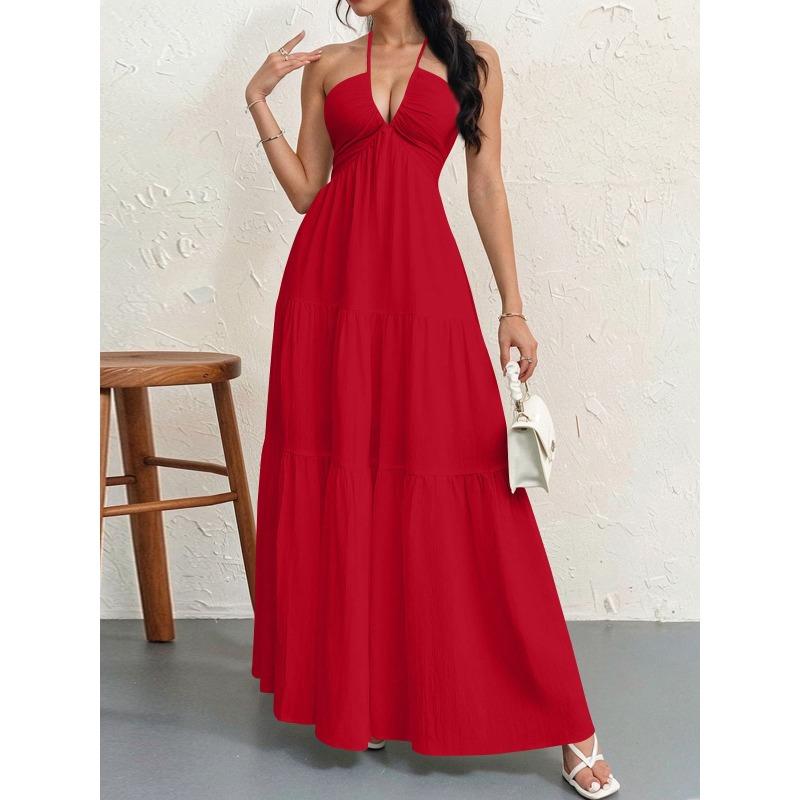 Eaby summer new hot-selling women's neck dress