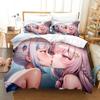 Kawaii Pipkin Pippa Bedding Set Single Twin Full Queen King Size Bed Set Adult Kid Bedroom Duvet cover Sets Anime Bed Sheet Set