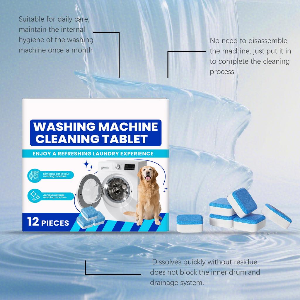Washing Machine Cleaner Is Very Effective In Reducing Dirt And Scale And Odors, And Is Suitable For Drum Mixers.