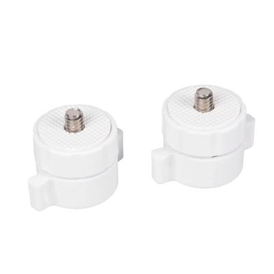 Plastic 17mm Female Ball Socket With 1/4 Male Thread Adapter For Camera Mount Tripod Light Stand